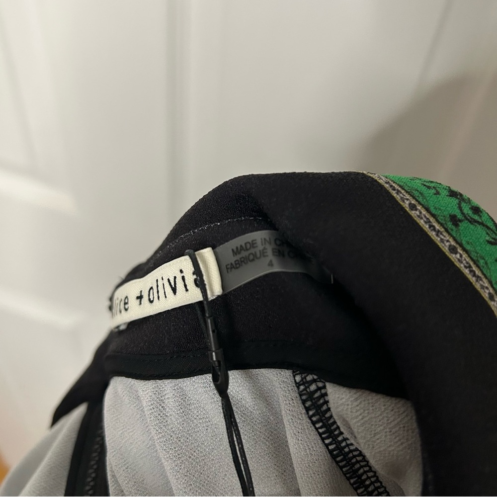 Alice + Olivia Melinda Wide Leg Wrap Jumpsuit - Picture 8 of 16